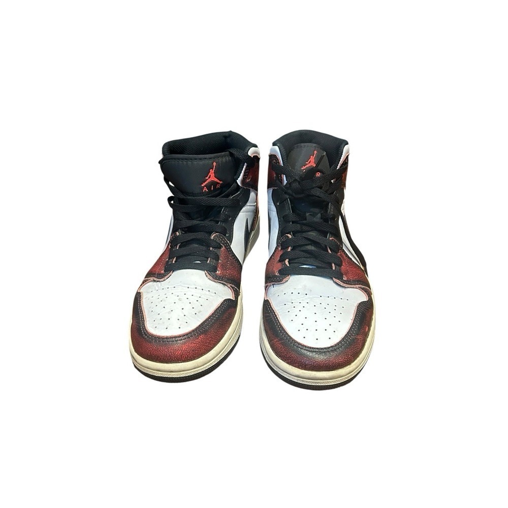 Nike Air Jordan 1 Mid 'Wear-Away Chicago' Size 8.0 Men's/ 9.5 Women's Authentic - Picture 7 of 8